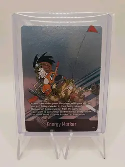 Son Goku E-45 Silver Energy Marker Dragon Ball Manga Booster Card Fusion World - Image 1