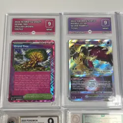 bundle of 8 mixed graded pokemon TCG cards - Image 2