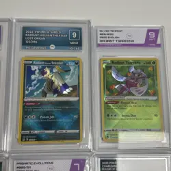 bundle of 8 mixed graded pokemon TCG cards - Image 3