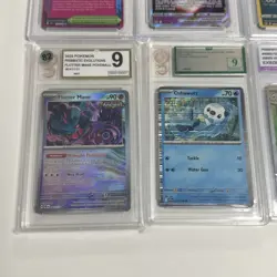 bundle of 8 mixed graded pokemon TCG cards - Image 4