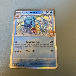Misty's Gyarados - Pokemon TCG Destined Rivals Holo Card 049/182 NM Condition - Image 1