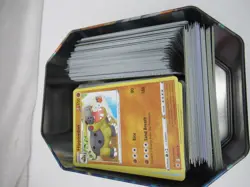 Bundle of Pokemon Cards in Collectable Tin - VGC S&V Era - Image 1