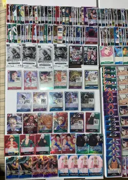 ONE PIECE Card Collection Lot Super Pre, Sealed, OP01 Leader Pre Errata, Holos - Image 3