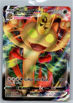 Pokemon TCG Meowth VMAX - SWSH005 - SWSH: Sword & Shield Promo Cards - Image 1
