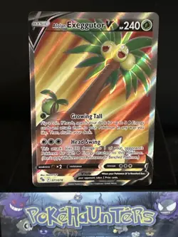 Pokemon Card Alolan Exeggutor V 071/078 Pokemon GO Ultra Rare Near Mint - Image 1