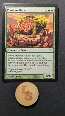 Protean Hulk - Dissension - MTG - green - RARE - jjc - Image 1