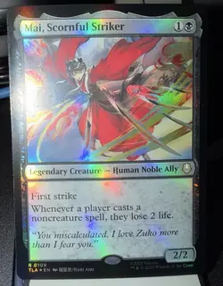 Mai, Scornful Striker Avatar: The Last Airbender Foil - MTG - NM - Image 1