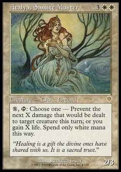 1x Atalya, Samite Master - Foil Moderate Play, English Invasion MTG Magic - Image 1