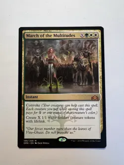 March of the Multitudes - MTG Guilds of Ravnica - NM - Image 1