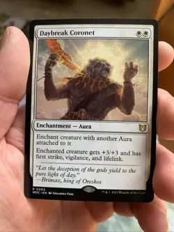 MTG Daybreak Coronet [Wilds of Eldraine Commander] Near Mint - Image 1