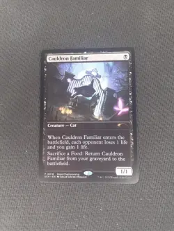 1x PROMO CAULDRON FAMILIAR - Store CHampionship - MTG - Magic the Gathering - Image 1