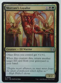 Morcant's Loyalist *Uncommon* Magic MtG x1 Lorwyn Eclipsed - Image 1