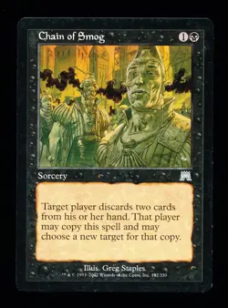 * * 1x Chain of Smog x1 * * Onslaught MTG VLP Very Lightly Played - Image 1