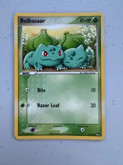 Pokemon Bulbasaur 12/17 - POP Series 2 Promo - 2005 Regular Common - LP / NM - Image 1