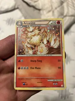 Pokemon TCG Arcanine Holo 2010 Heart Gold Soul Silver - Image 1