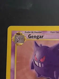 Italian Gengar 20/62 Fossil Unlimited Non-Holo LP Pokemon Card - Image 3