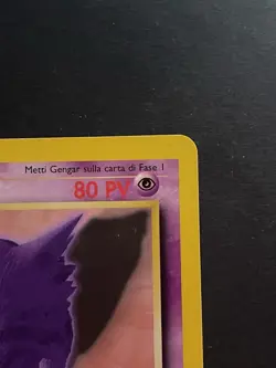 Italian Gengar 20/62 Fossil Unlimited Non-Holo LP Pokemon Card - Image 4