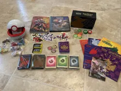 Pokemon TCG Accessory Lot Dice, Counters, Coins, Box, Binders, Guides & More! - Image 1