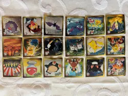 Pokemon Action Flipz Set of 18 Stickers R01-R18 Pack Fresh - Image 1