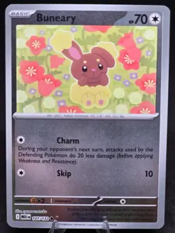 Pokemon TCG Buneary 107/132 Mega Evolutions Reverse Holo NM - Image 1