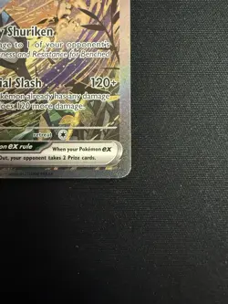 Pokemon TCG Greninja EX Scarlet & Violet 132 Promo Full Art - Image 5