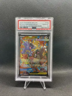 Pokemon TCG Mega Kangaskhan EX 182/132 Holo Rare ME01 Mega Evolution PSA 10 - Image 1