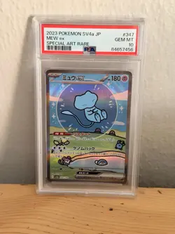 PSA 10 Pokemon Mew ex 347/190 Sv4a Shiny Treasure Ex Special Art Rare Holo JP - Image 1