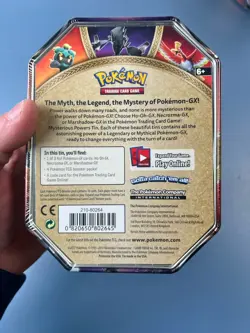 Pokemon Marshadow GX Mysterious Powers Collector Tin Factory Sealed #1.4 - Image 2
