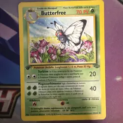 Pokemon BUTTERFREE 33/64 - 1st Edition Jungle - - NEAR MINT/MINT - ITALIAN - Image 1