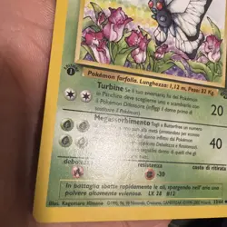 Pokemon BUTTERFREE 33/64 - 1st Edition Jungle - - NEAR MINT/MINT - ITALIAN - Image 5