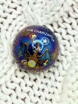 Rare Pokemon Charizard Marble ToyBiz Holo & 1st Edition Star Pokemon HTF - Image 1