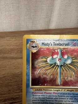 Misty's Tentacruel 2000 Pokemon Gym Heroes #10/132 Holo HP - Image 3
