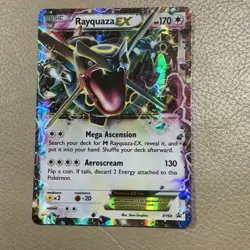 Pokemon Lot Rayquaza EX (Shiny) XY69 XY Holo (shiny) and Mega Rayquaza EX 61/108 - Image 2