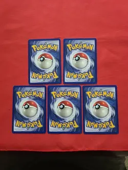 Pokemon Lot: 1st Edition Fossil 1999 WOTC Vintage Non-holo - LP / MP - T100 (5) - Image 2