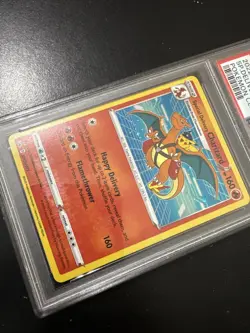 SWIRL 2022 Pokemon SWSH Promo Special Delivery Charizard #SWSH075 Holo PSA 8 - Image 3