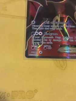 Pokemon TCG Umbreon EX 119/124 LP Full Art Ultra Rare XY Fates Collide - Image 2