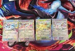 Double Rare Pokemon Lot. Prismatic And Surging Sparks - Image 1