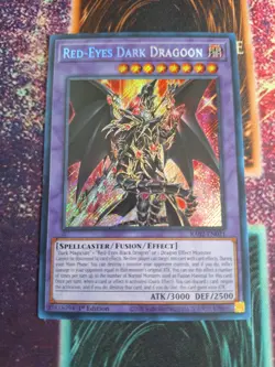 Yu-Gi-Oh! Red-Eyes Dark Dragoon RA02-EN021 Secret Rare 1st Edition Near Mint - Image 1