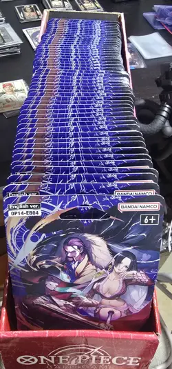 One Piece TCG The Azure Seas Seven (50) Sleeved Booster Packs IN HAND FAST SHIP - Image 1