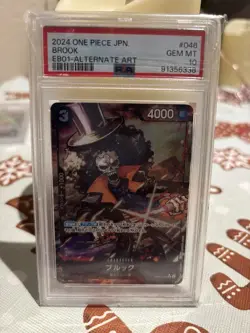 One Piece 2024 Japanese Brook EB01-046 Alternate Art Memorial Collection PSA 10 - Image 1