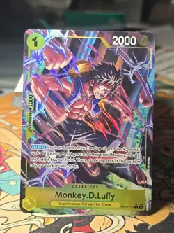 ONE PIECE MONKEY D LUFFY OP10-111 R ALT ART ROYAL BLOOD ENGLISH - Image 1