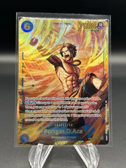 One Piece CCG - Portgas.D.Ace Alt Art OP13-119 SEC - Carrying on His Will - Eng - Image 1