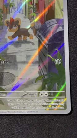 Pokemon TCG Litleo IR 139/132 Illustration Rare Pokemon Card Mega Evolution - Image 5