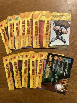 Overpower - Heroes For Hire - Hero Card + Special Cards - 13 Cards Total - Image 1