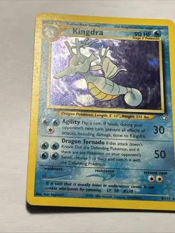 Kingdra #8/111 Neo Genesis 2000 Pokemon TCG Unlimited Rare Holo Card Vintage LP - Image 5
