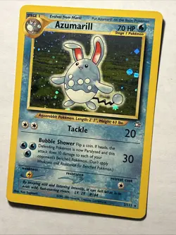 Azumarill - #2/111 Neo Genesis Holo Unlimited Rare Vintage Card Pokemon TCG NM - Image 4