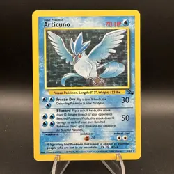 Articuno 2/62 - Pokemon Fossil Set - Holo Card - WotC - (LP+) - Image 1