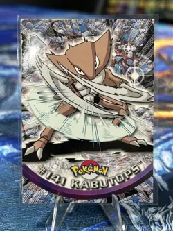 Pokemon 2000 Topps Chrome Kabutops #141 Good Condition Non Holo Blue Logo Card - Image 1