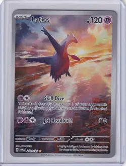 POKEMON TCG Surging Sparks LATIOS IR Illustration Rare Card 203/191 - Image 1