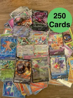 Pokemon TCG Trading Cards Bundle Job Lot x250 Cards V ex - Image 1